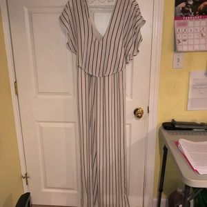 Striped Jumpsuit